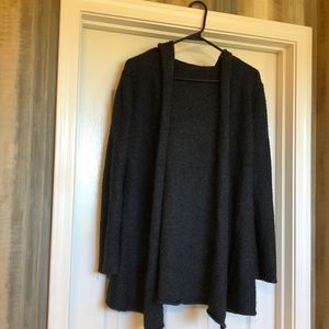 Gray cardigan